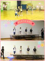 年長　お誕生会６月生まれのお友達です✨✨みんな大きくなったら何になりたいかをしっかりと発表できていましたよ👑