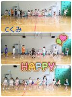 Cくみ紙飛行機を折って、体育館に飛ばしに行きました🎵よく飛びましたよ🎵